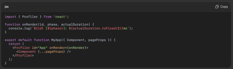React Profiler
