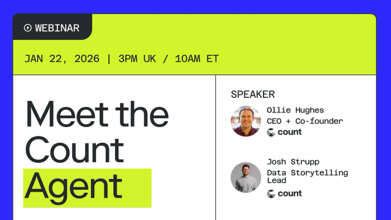 Meet the Count Analytics Agent