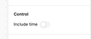 Date control cell options