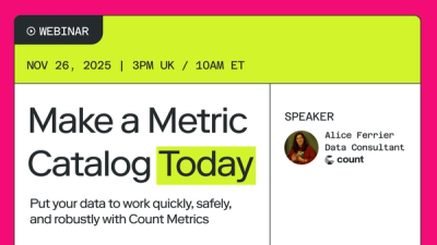 Make a Metric Catalog Today