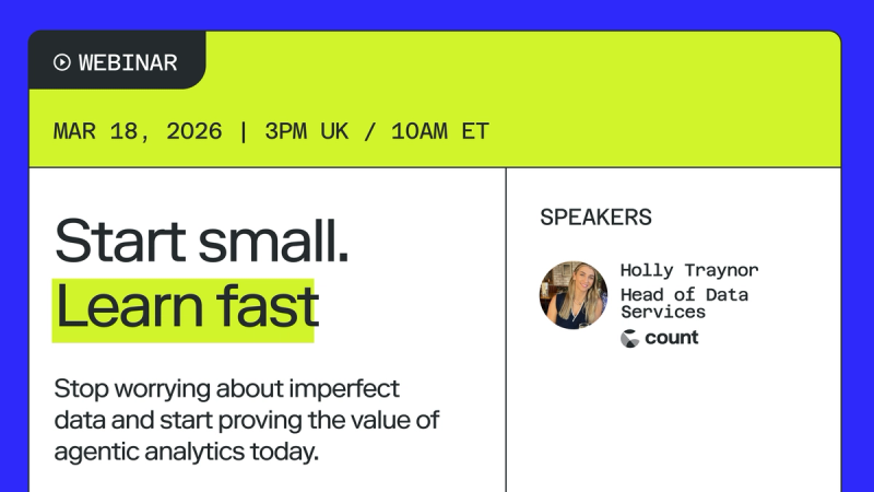 Start small, learn fast: Getting value from AI today