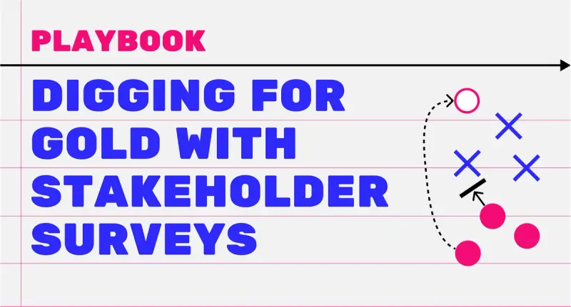 Digging for gold with stakeholder surveys