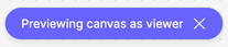 Click X to return to your own role