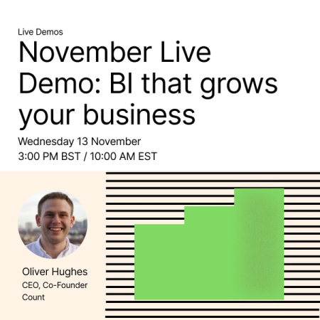 November Live Demo: BI that grows your business