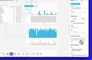 Filtering multiple data tables with a single control