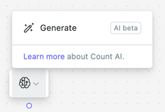 Click on AI -> Generate.