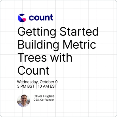 Getting Started Building Metric Trees with Count