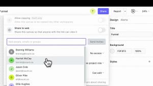 Too Good To Go: How to quickly share a canvas.