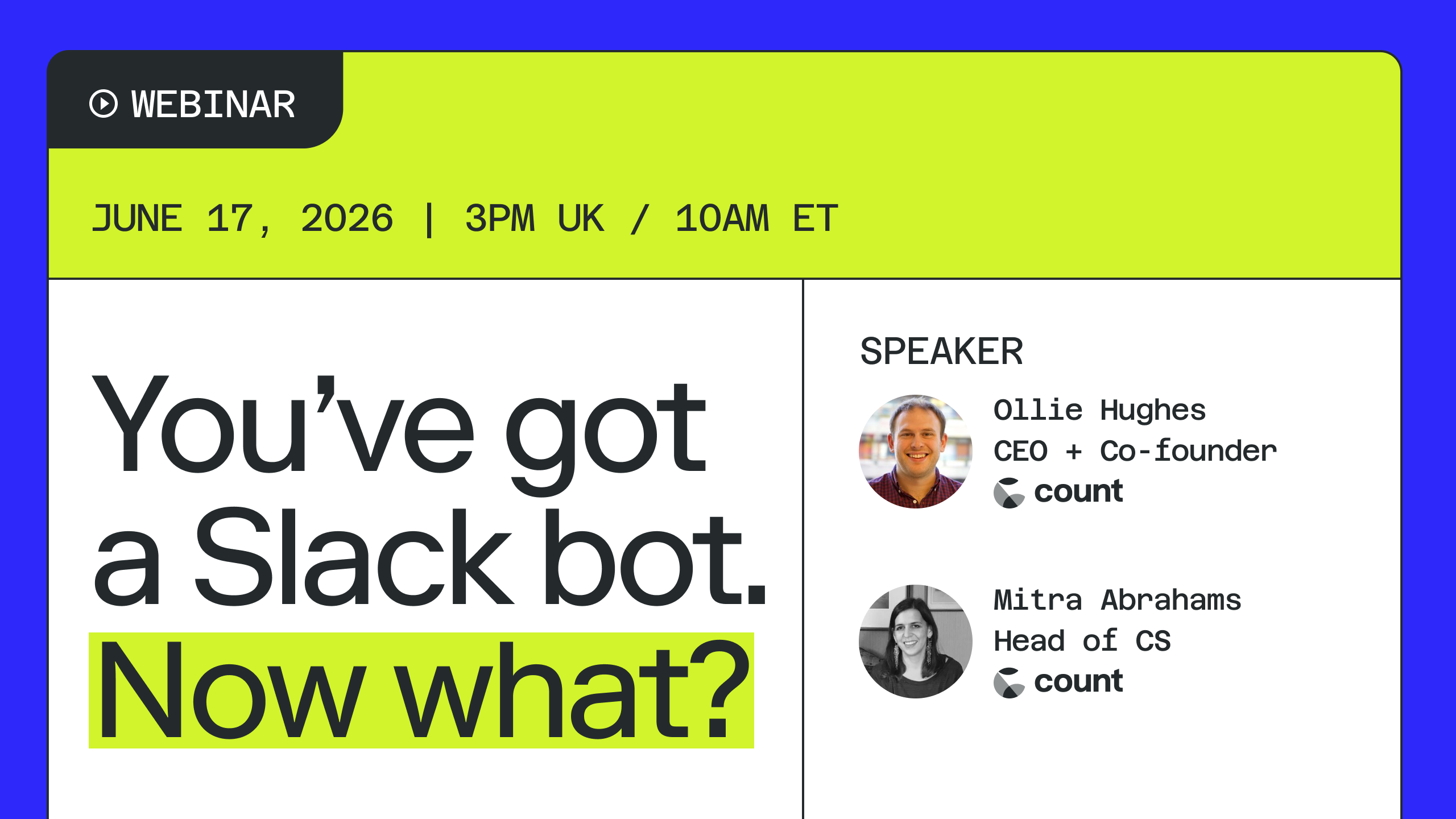 You’ve got a Slack bot. Now what?