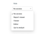 Project roles that can be assigned workspace-wide