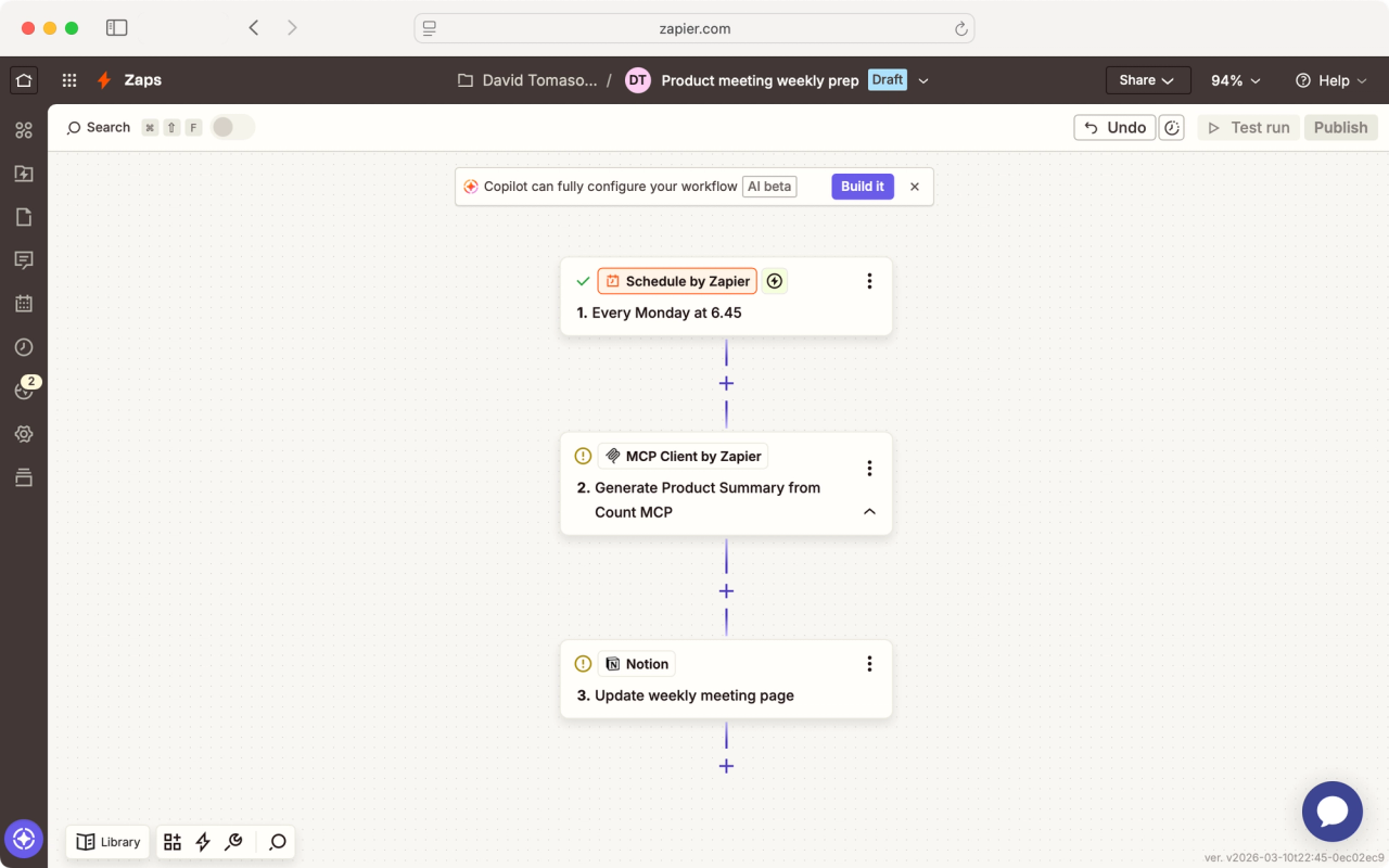 Automate moving data from Count into other platforms via MCP