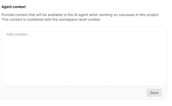 Adding agent project context