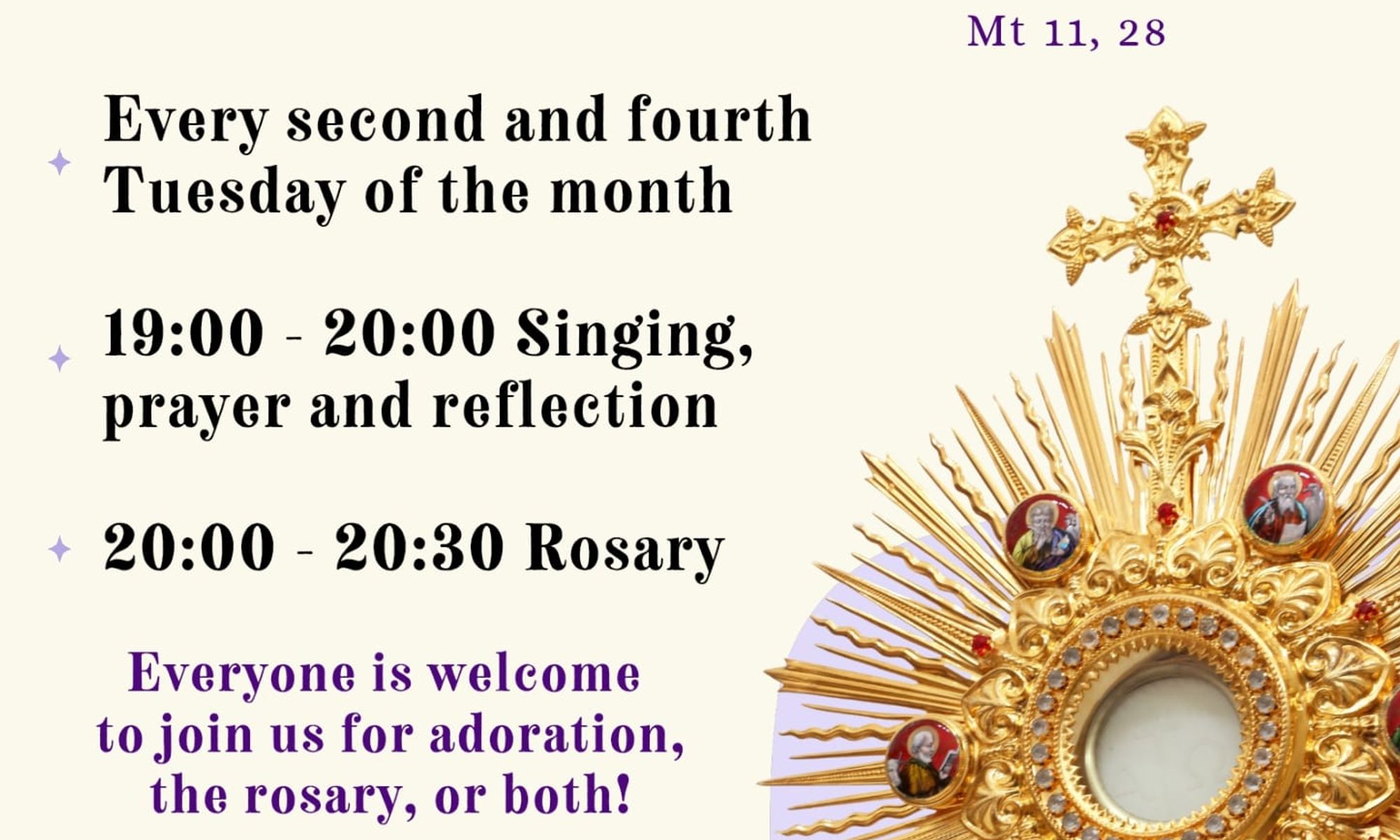 Tilbedelse på engelsk