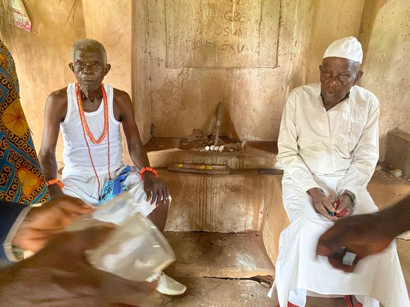 Installation Of Ọdiọnwere Pa Enabulele at Iguehana Village