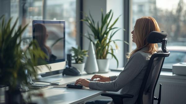 Ideální nastavení monitoru: výška, vzdálenost, sklon