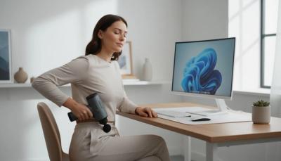 Masážní pistole: Pomáhají skutečně na bolest zad? Kdy ano a kdy vůbec ne