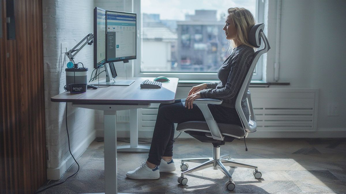 Jak správně sedět u počítače: kompletní návod krok za krokem