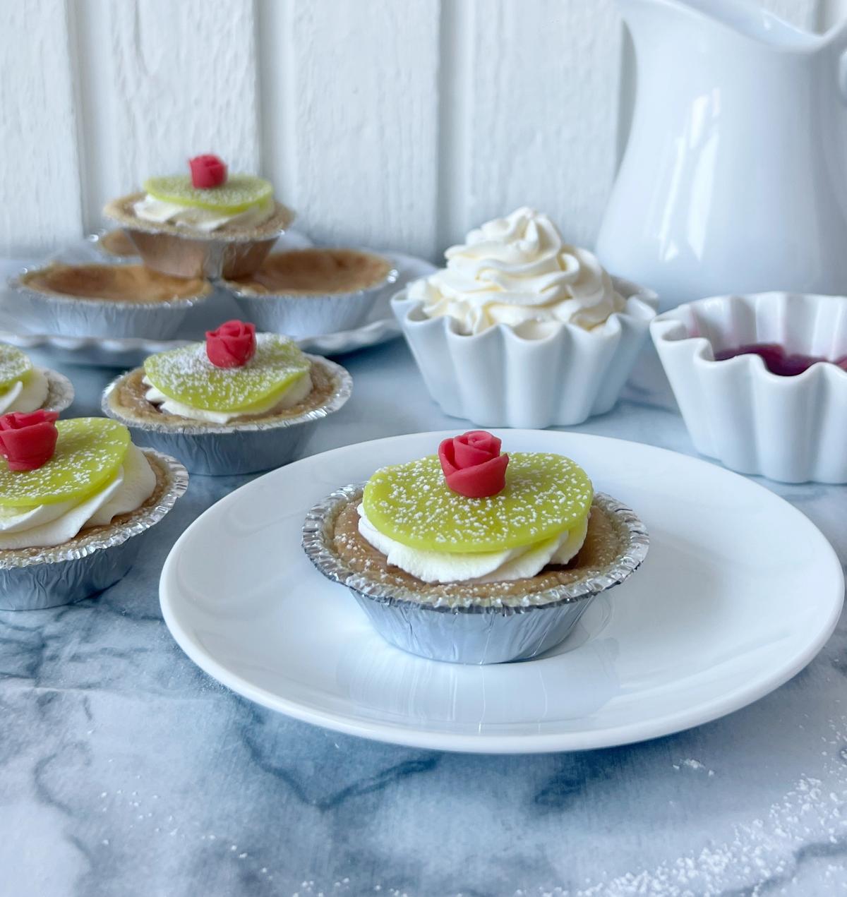 Princess kladdkakemuffins