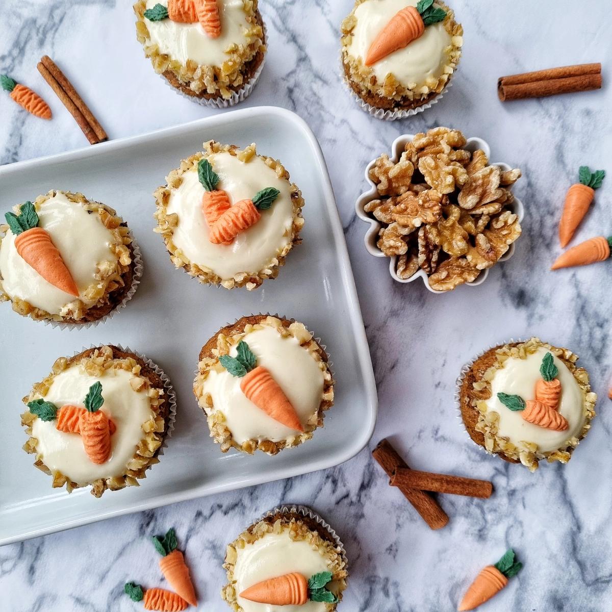 Carrot cupcakes