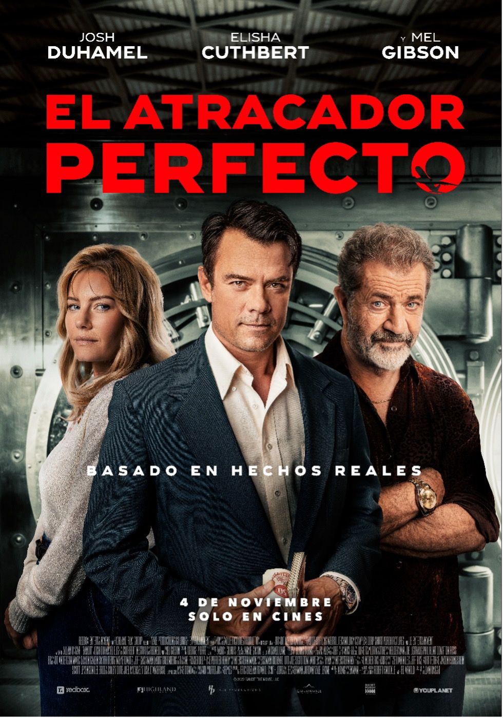El atacador perfecto, protagonizada por Josh Duhamel y Mel Gibson, llegará a cines el 18 de noviembre