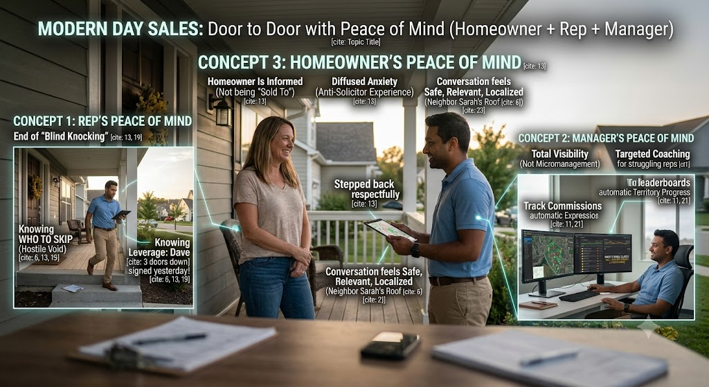 Modern Day Sales! Door to Door with peace of mind :<)