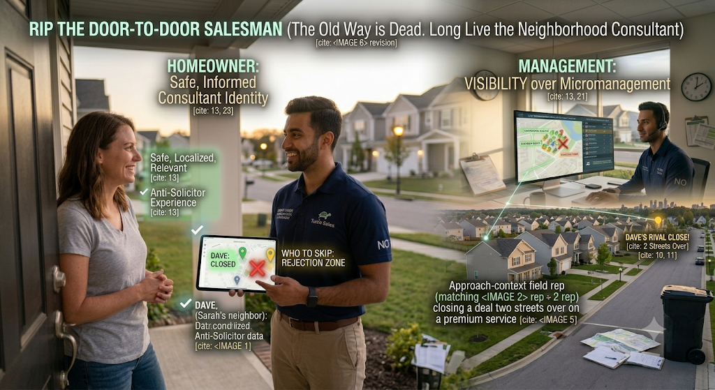 Door-to-Door Salesman: The Rise of the Neighborhood Consultant