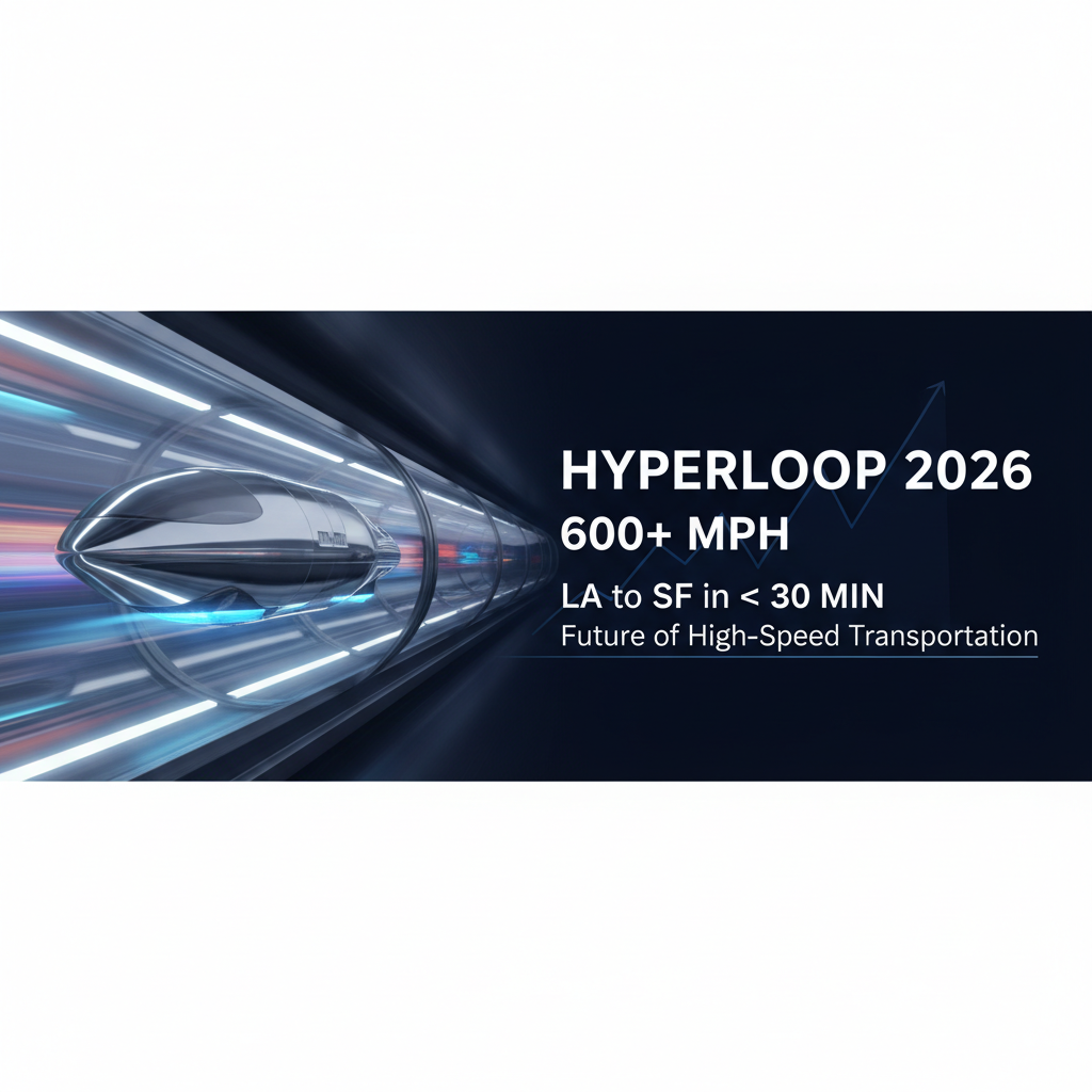 Hyperloop Technology 2026: Testing High-Speed Transportation at 600+ MPH