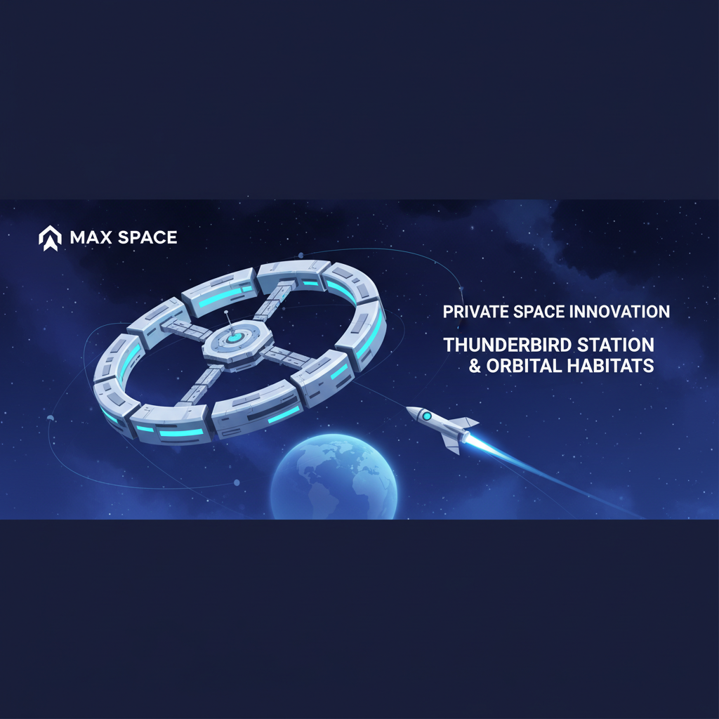 Max Space's Thunderbird Station: Revolutionizing Orbital Habitats with Expandable Private Space Stations