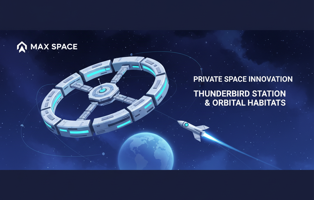 Max Space's Thunderbird Station: Revolutionizing Orbital Habitats with Expandable Private Space Stations