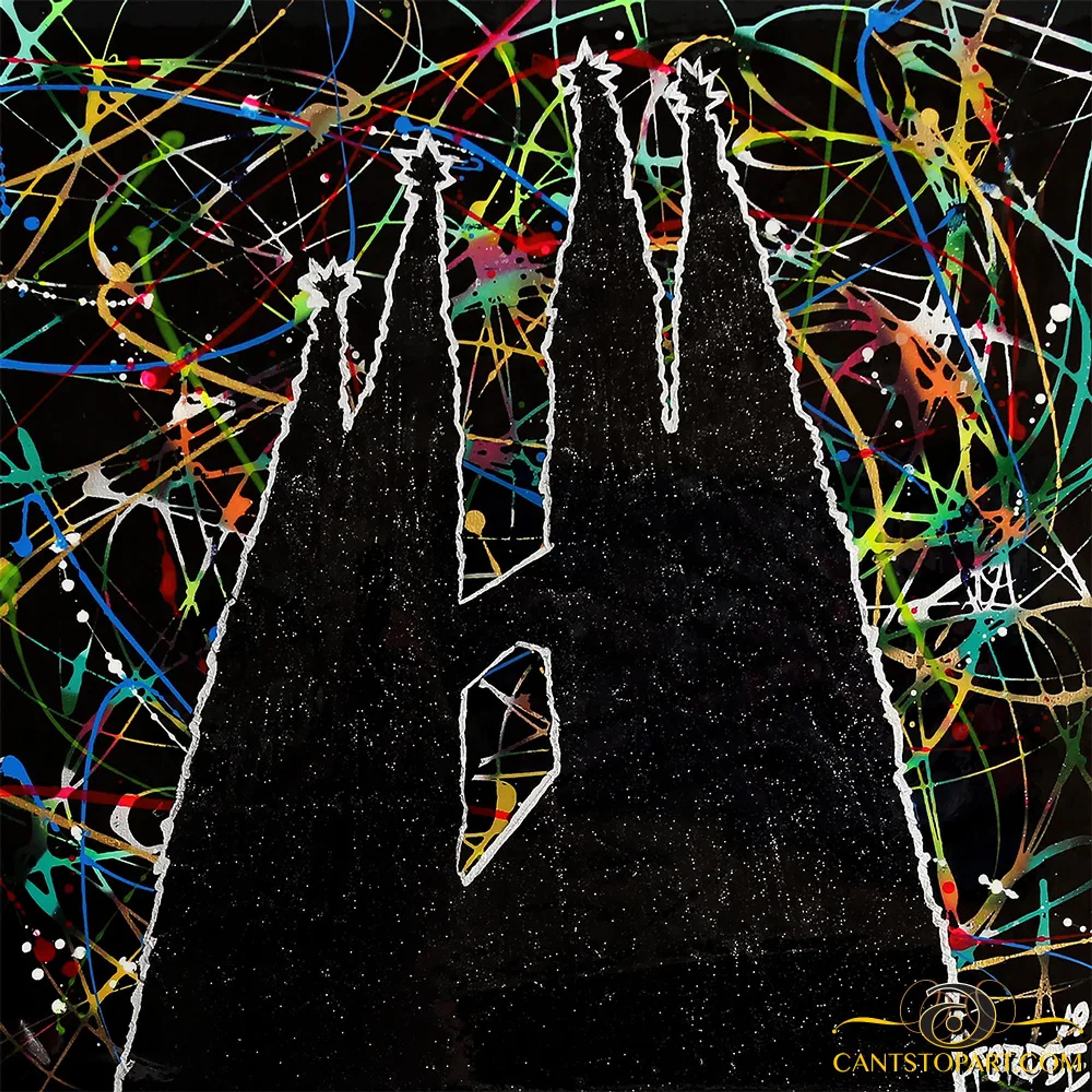 Sagrada Familia Pollock Lines