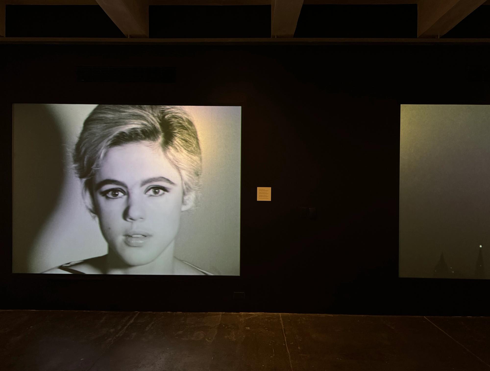 A “screen test” film of Edie Sedgewick