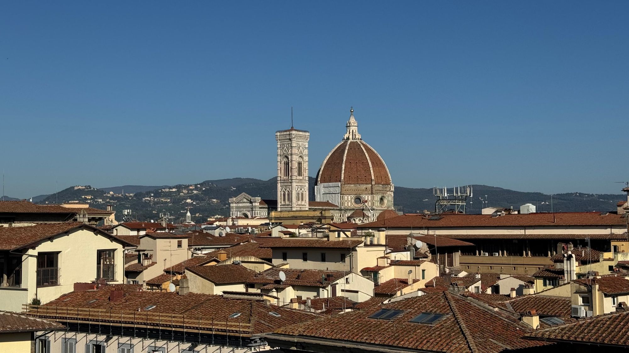 Florence Cathedral from the roof of our hotel