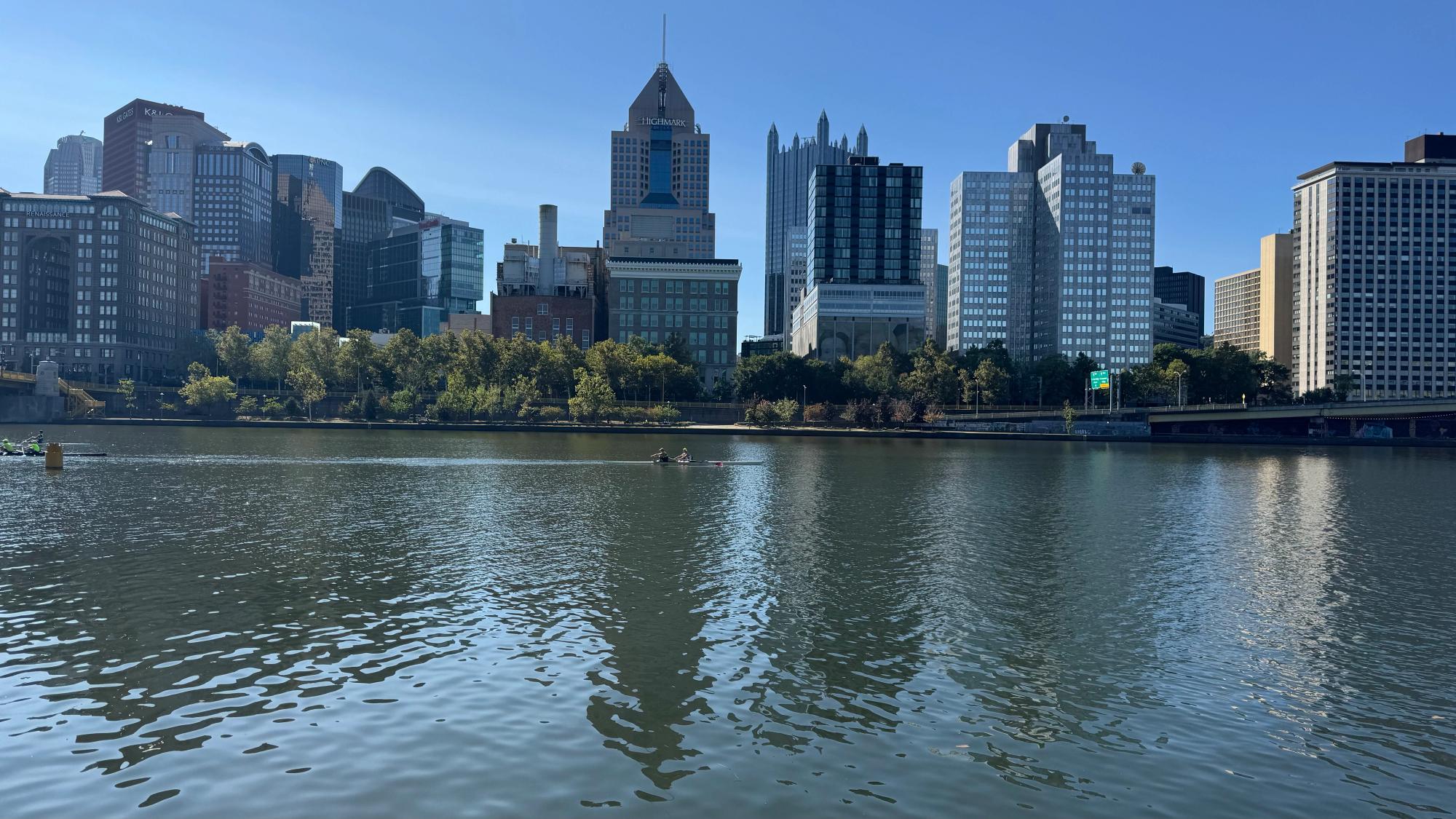Pittsburgh skyline from the Allegheny River