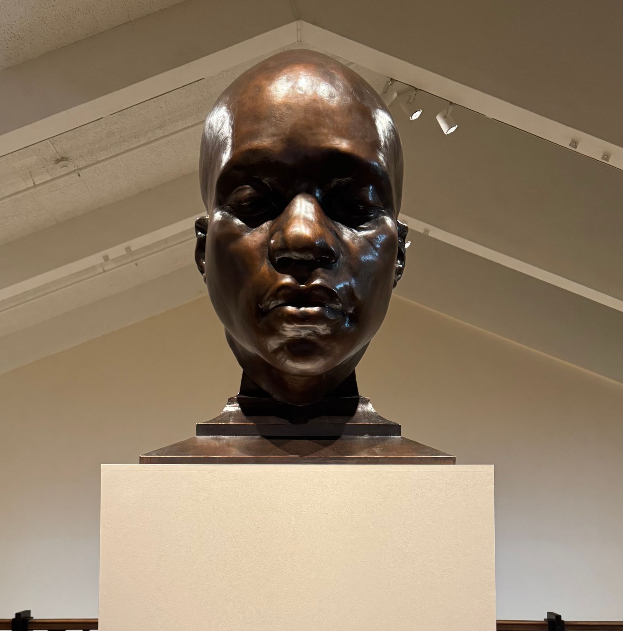The Bronze “York” on display at the Portland Art Museum