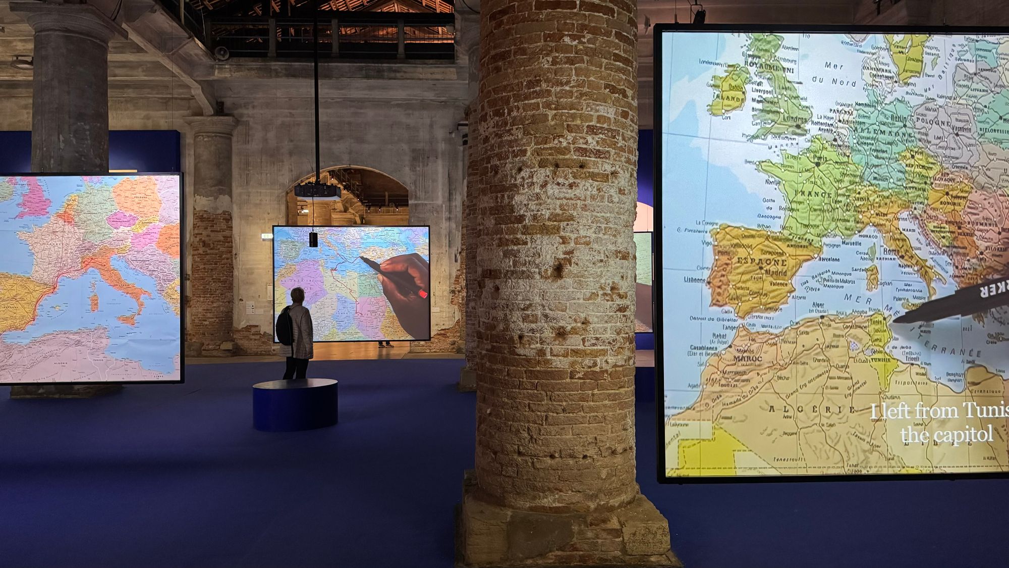 The Mapping Project, on display at the Venice Biennale