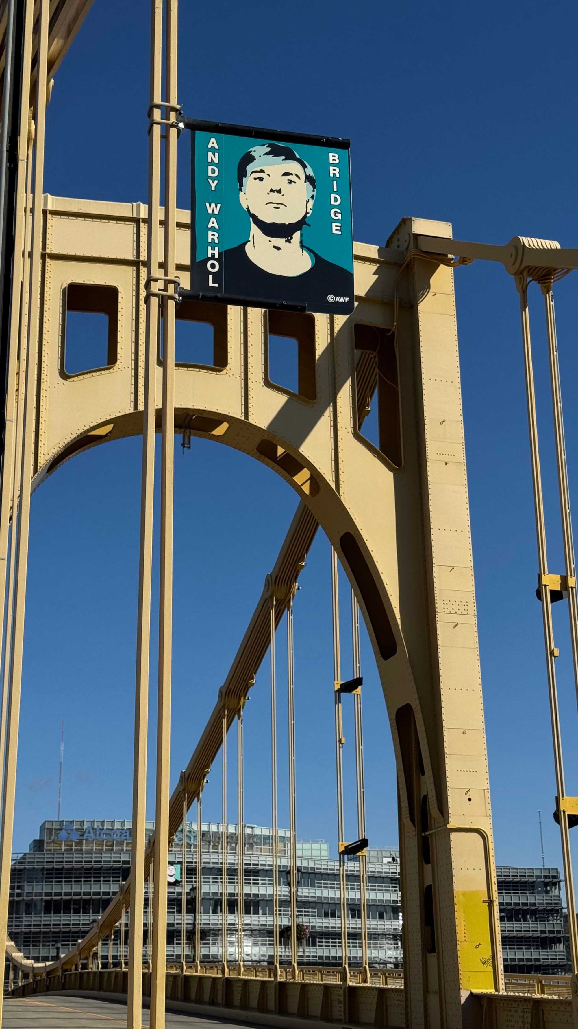 7th Street Bridge over the Allegheny River, leading to the Andy Warhol Museum
