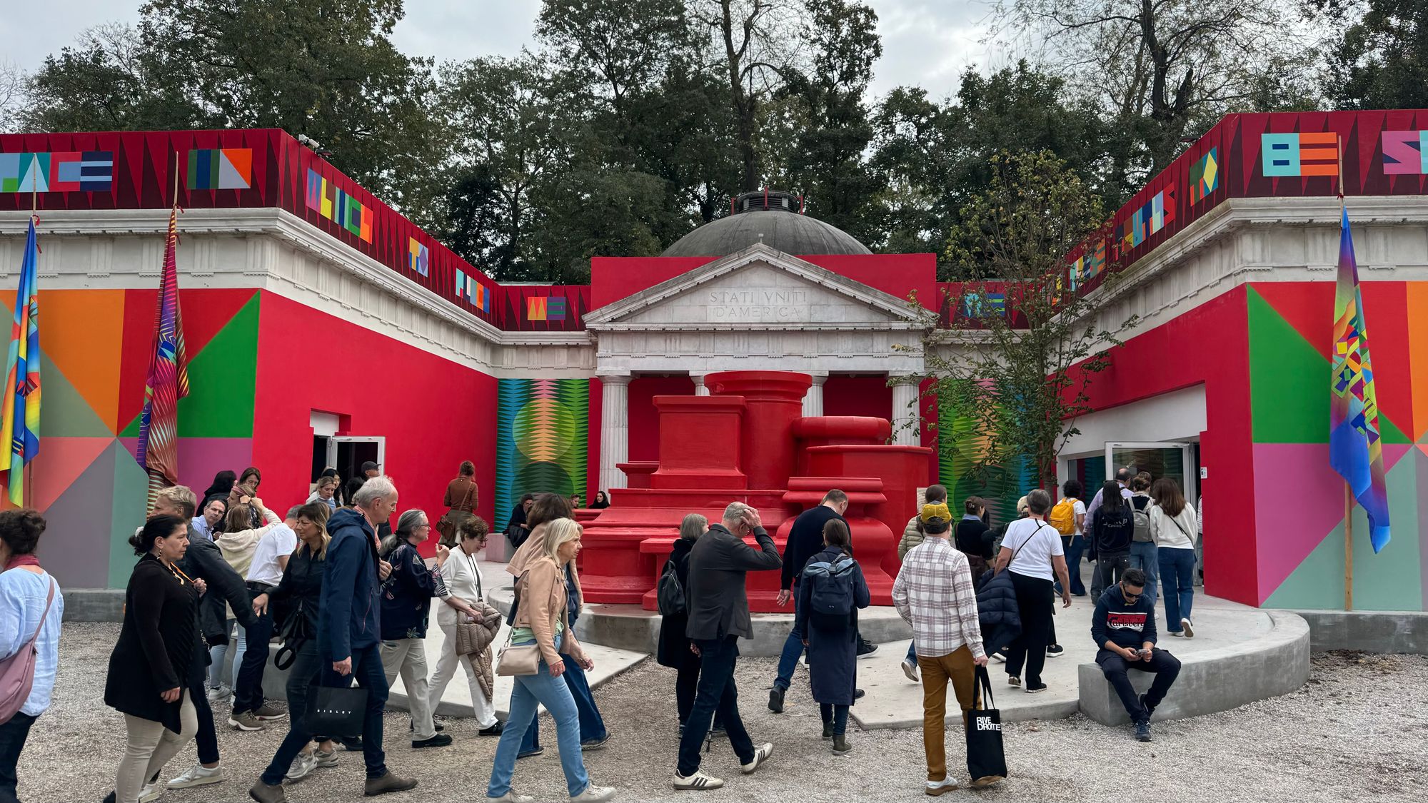 The US Pavilion at the Bienalle