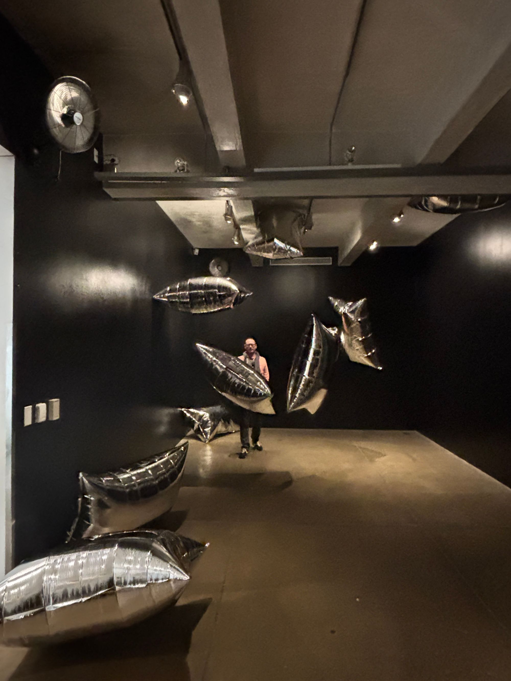 Walking among Warhol’s mylar clouds