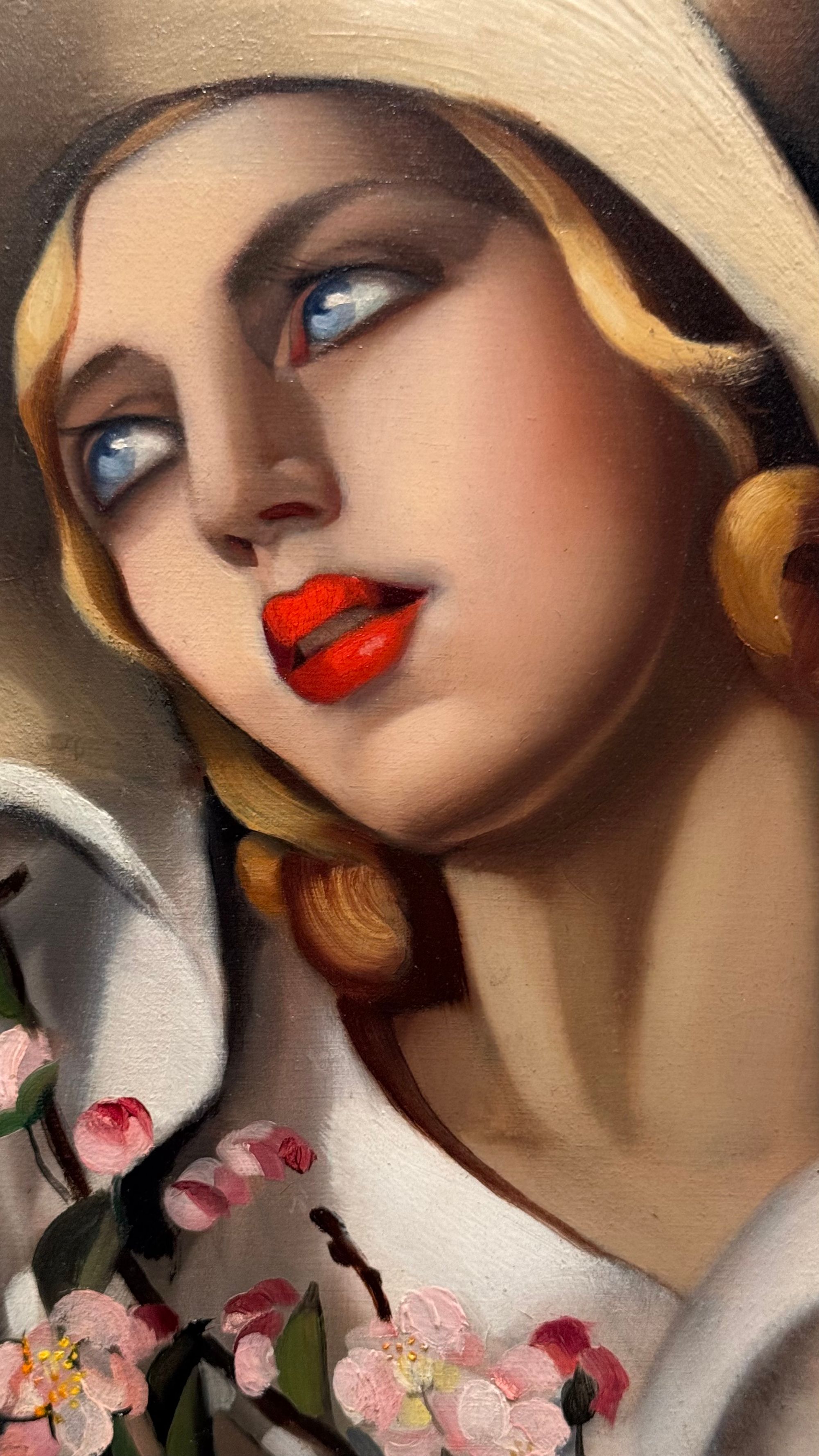 detail of “The Straw Hat”