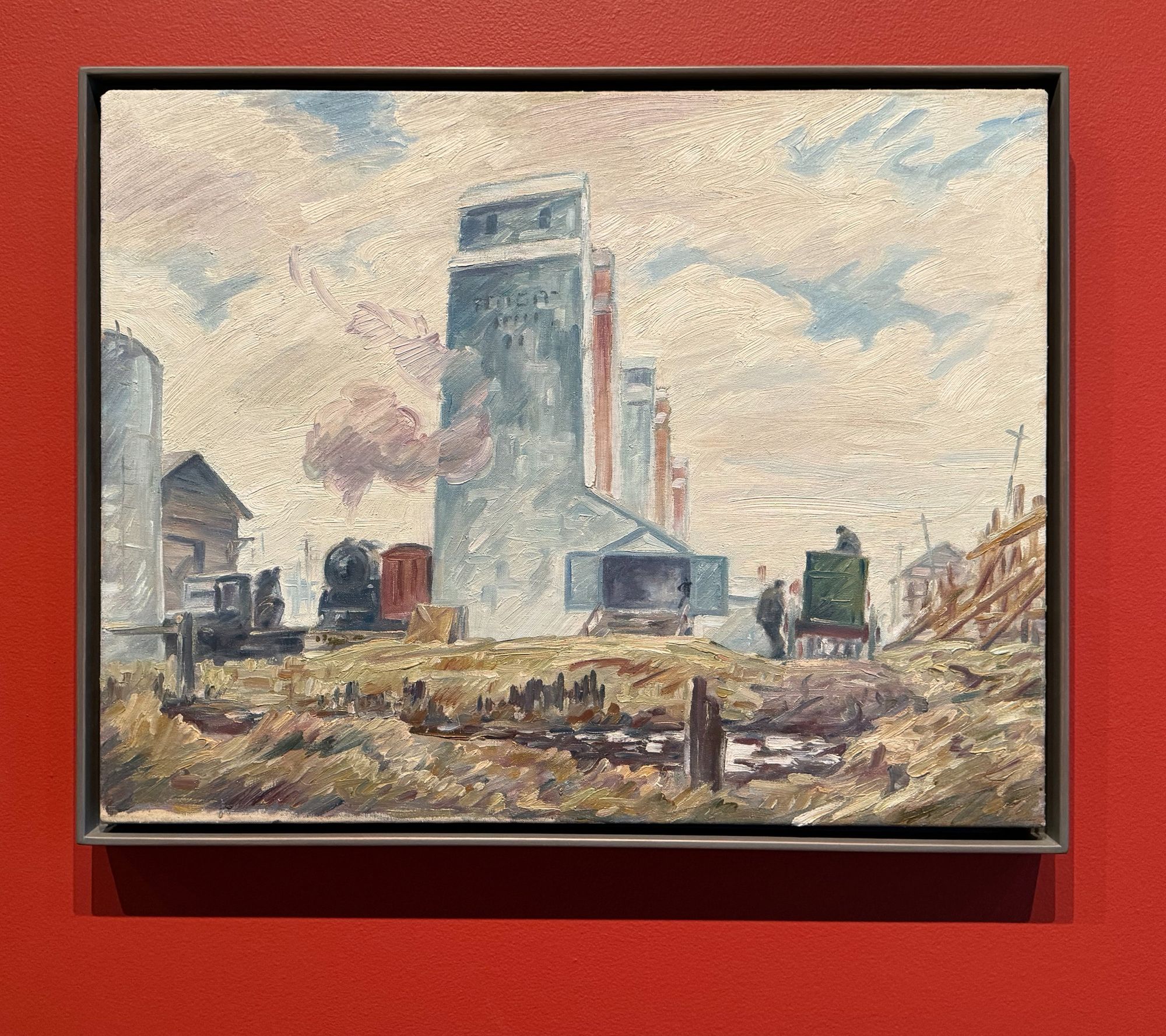 Landscape painting of Clyfford Still's family farm