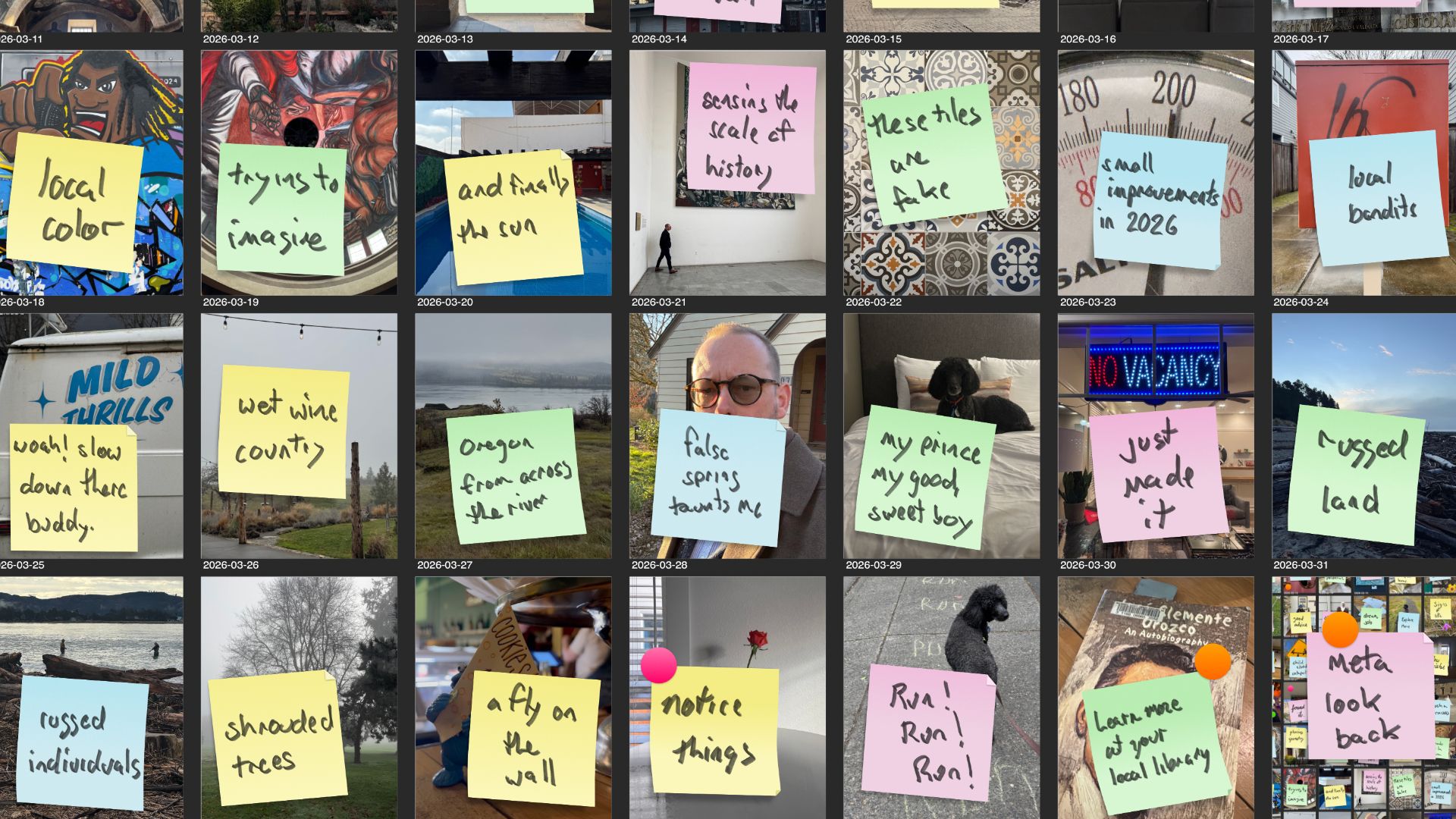 90 Notes to Self