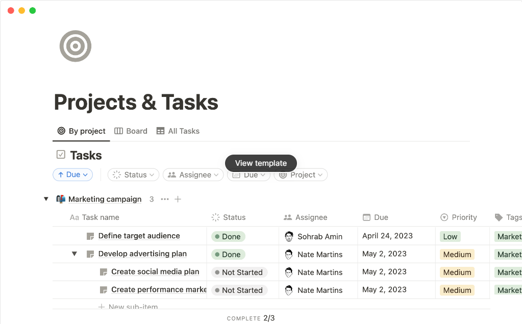notion робота