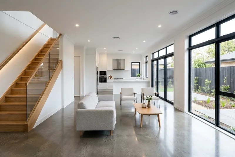 A clean property after being professionally cleaned.