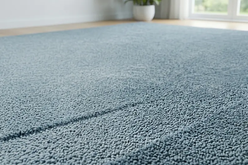 A carpet after being professionally cleaned by HygieNZ