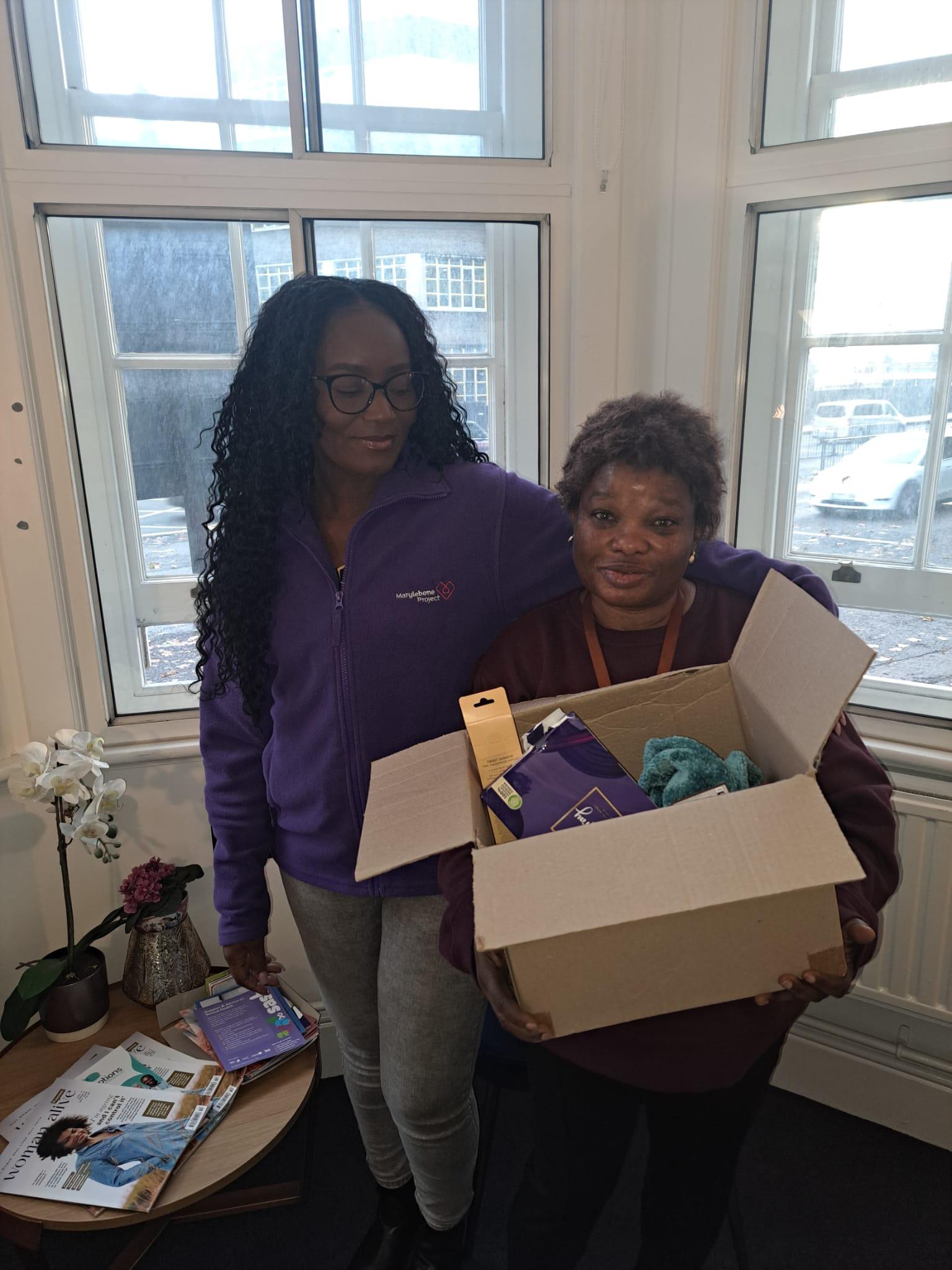 Charity partnership donation and community impact photograph