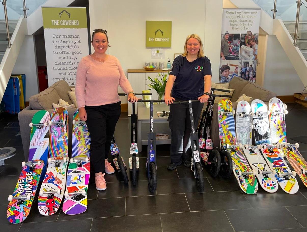 Charity partnership donation and community impact photograph