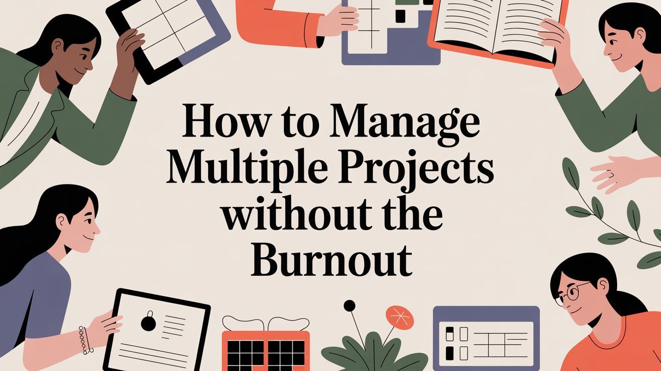 Simultaneous Projects How to Manage Multiple Projects Without the Burnout