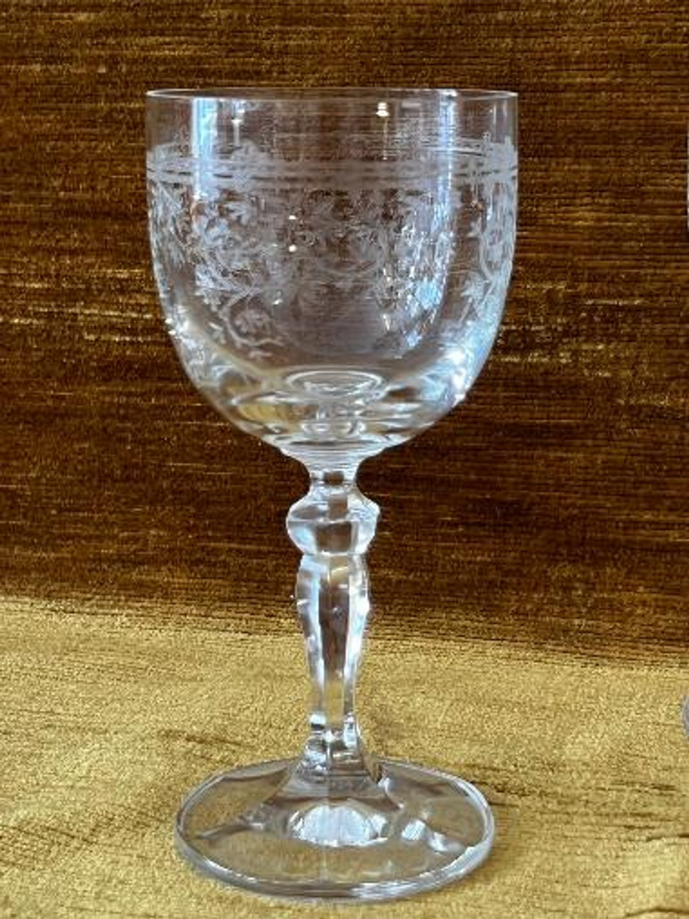 6 Verres en cristal