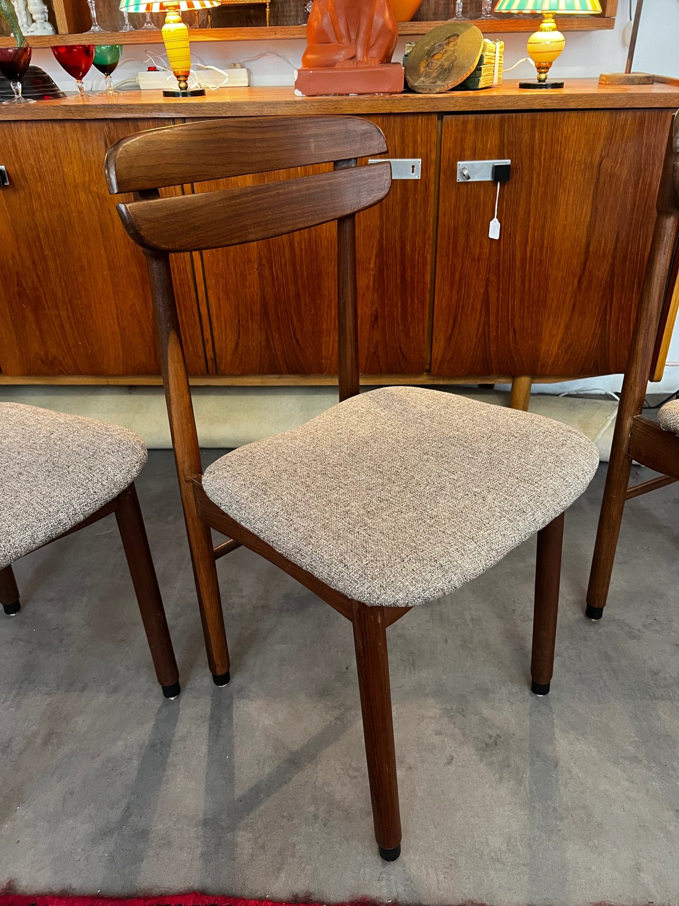 4 Chaises "grain de café"