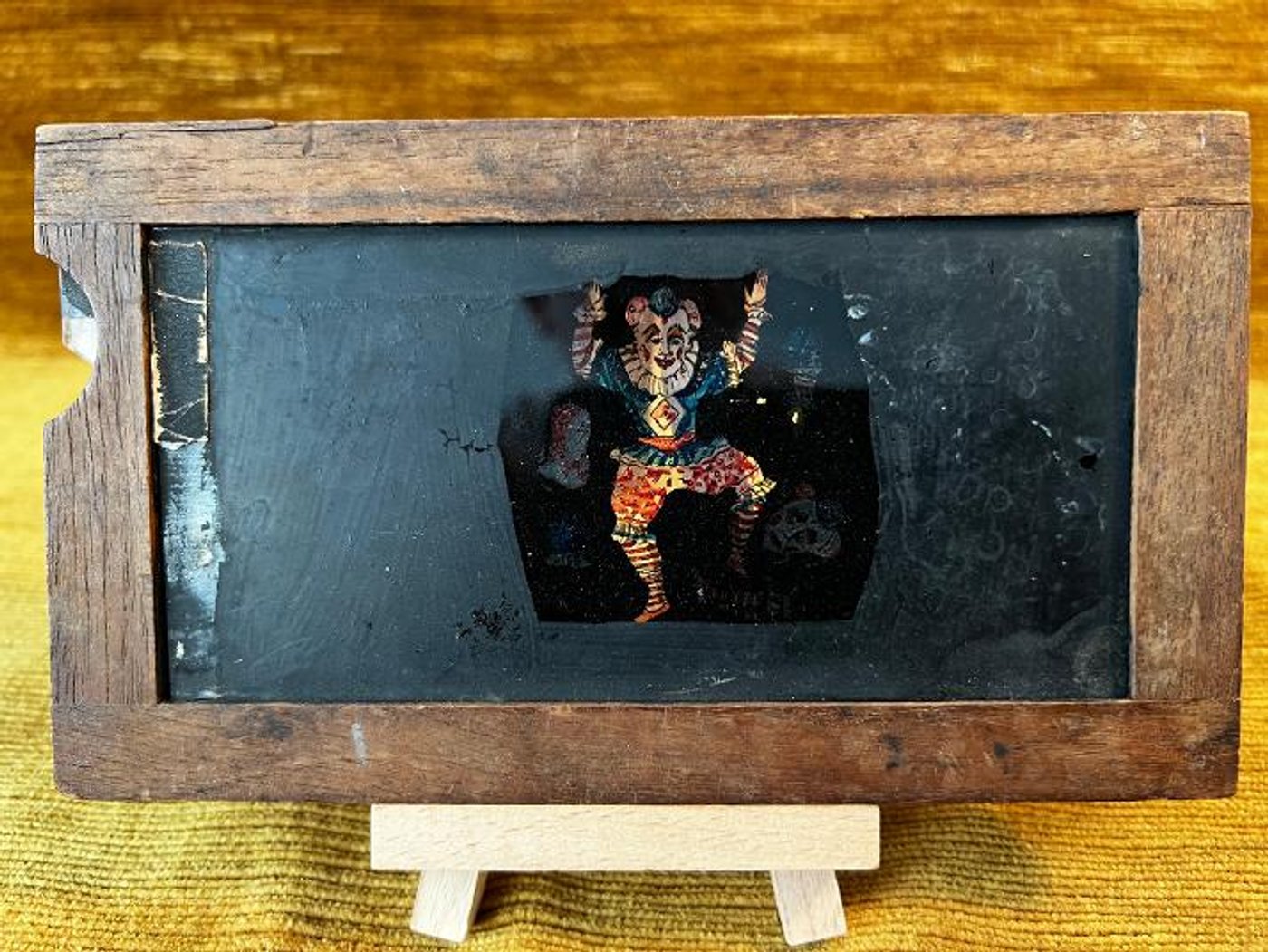 Plaque verre clown